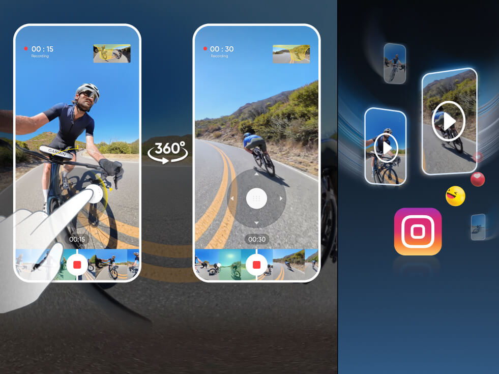 【使用数回美品】Insta360 X4 + 自転車撮影キット・自撮り棒 X4を購入 - 8K 360度アクションカメラ - Insta360 ストア